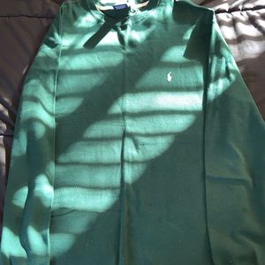 Long sleeve crew neck Polo shirt